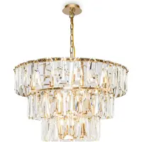 Maytoni MOD043PL-18G, 18 Glühbirne(n), E14, IP20, Gold, Transparent