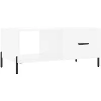 vidaXL Couchtisch Weiß 90x50x40 cm Holzwerkstoff