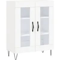vidaXL Sideboard Weiß 69,5x34x90 cm Holzwerkstoff