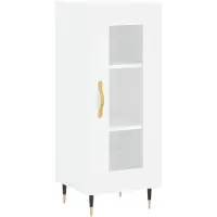 vidaXL Sideboard Weiß 34,5x34x90 cm Holzwerkstoff