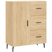 vidaXL Sideboard Sonoma-Eiche 69,5x34x90 cm Holzwerkstoff