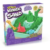 Kinetic Sand Spielset Sandkasten, Grün