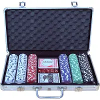 Buffalo Pokerset Alu Koffer 300 Chips RND