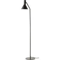 Frandsen Stehleuchte Lyss, schwarz, Metall, 150 cm hoch, E27