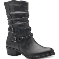 Marco Tozzi Stiefeletten Damen Synthetik Grau Größe: 38