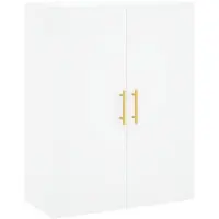 vidaXL Wandschrank Weiß 69,5x34x90 cm