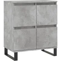 vidaXL Sideboard Betongrau 60x35x70 cm Holzwerkstoff