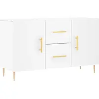 vidaXL Sideboard Weiß 100x36x60 cm Holzwerkstoff