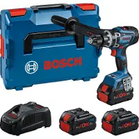 Bosch Prof. Set: Akku-Schlagbohrschrauber GSB 18V-150 C, 3 x ProCORE18V 8.0Ah, L-BOXX