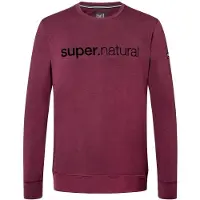 Super.natural - 3D Signature Crew - Pullover Gr S rot