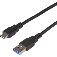 Akyga AK-USB-15, 1 m, USB C, USB A, USB 3.2 Gen 1 (3.1 Gen 1), Schwarz