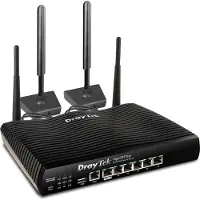 Draytek Vigor 2927Lac, Wi-Fi 5 (802.11ac), Dual-Band (2,4 GHz/5 GHz), Ethernet/LAN, 4G, Schwarz, Tabletop-Router