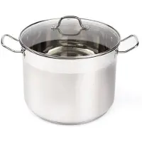 Florina GASTRO 16,6 l Gastronomie Topf / Kochtopf aus Edelstahl mit Deckel