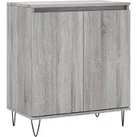 vidaXL Sideboard Grau Sonoma 60x35x70 cm Holzwerkstoff
