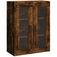 vidaXL Wandschrank Räuchereiche 69,5x34x90 cm
