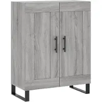 vidaXL Sideboard Grau Sonoma 69,5x34x90 cm Holzwerkstoff