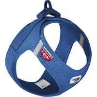 Curli Clasp Vest Harness Air-Mesh Blau XS