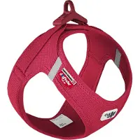 Curli Vest Harness Clasp Air-Mesh - Rot - XXXS