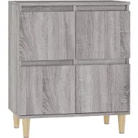 vidaXL Sideboard Grau Sonoma 60x35x70 cm Holzwerkstoff