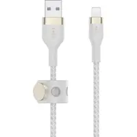 Belkin CAA010BT1MWH, 1 m, USB A, USB C/Lightning, Männlich, Männlich, Weiß