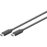 Noname Alcasa GC-M0112, 0,5 m, USB C, USB C, USB 3.2 Gen 1 (3.1 Gen 1), 5 Gbit/s, Schwarz