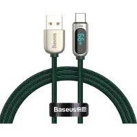 Baseus Displaykabel USB auf Typ-C, 66 W, 1 m (grün)