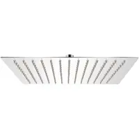 vidaXL Regenbrause Edelstahl 25x25 cm Quadratisch