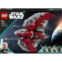 LEGO 75362 Star Wars Ahsoka Tanos T-6 Jedi Shuttle Set, baubares Raumschiff-Spielzeug mit 4 Minifiguren inkl. Sabine Wren und Marrok mit Lichtschwertern, Geschenk für Fans der Ahsoka-Serie