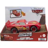 Mattel Spielzeug-Auto "Disney Pixar Cars Moving Moments Lightning McQueen", rot, Spielzeugfahrzeuge, Kinder, Kunststoff, Spielzeug-Auto