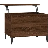 vidaXL Couchtisch Braun Eichen-Optik 60x44,5x45 cm Holzwerkstoff