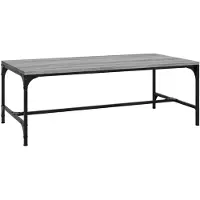 vidaXL Couchtisch Grau Sonoma 80x50x35 cm Holzwerkstoff