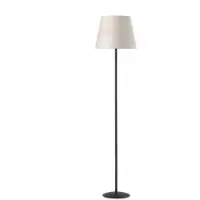 ONLI Stehleuchte Loris, schwarz, Schirm sandbeige