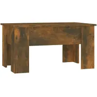 vidaXL Couchtisch Räuchereiche 79x49x41 cm Holzwerkstoff