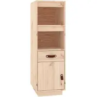 vidaXL Highboard 34x40x108,5 cm Massivholz Kiefer