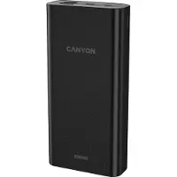 Canyon PB-2001, 20000 mAh, Lithium Polymer (LiPo), Schwarz