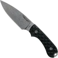 Bradford Knives Guardian 3, 3S-001-MC, Textured Black G-10, CPM-Magnacut, Sabre Grind, Stonewash Finish, feststehendes Messer