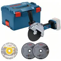Bosch Akku-Winkelschleifer BITURBO GWS 18V-180 P in L-BOXX