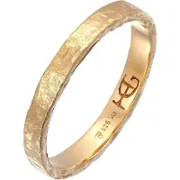 Haze&Glory Silberring "Ring Bandring - Zion Schmales Design 925 Silber" Gr. 60, gold, Fingerringe, Herren, 60, Silber 925 (Sterlingsilber), Silberring