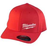 Milwaukee Baseballl Kappe BCS mit UV-Schutz Gr. S / M rot