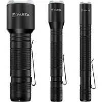 Varta Taschenlampe "Aluminium Light F30 Pro", schwarz, L:12,87cm, Mobilleuchten, Taschenlampe