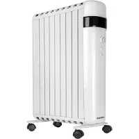 Eurom Ölfreier Heizkörper RAD 2000 2000W Thermostat Weiß