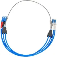 EFB Elektronik O6507.5 Duplex Jumper LC-SC 9/125μ, OS2, LSZH, armiert, blau, 3.0mm, 5m O65075