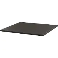 EFB Elektronik EFB OFF-ARB68.TS Arbeitsplatte für OFFICE 600 x 800 mm, schwarz OFFARB68TS