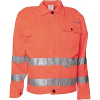Planam Warnschutz Bundjacke Uni Gr. 54 orange