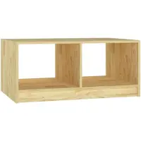 vidaXL Couchtisch 75x50x33,5 cm Massivholz Kiefer