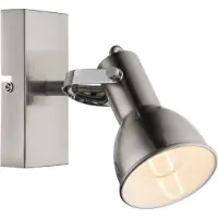 Globo Fargo Strahler Nickel matt, 1xE14; 54642-1
