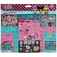 L.O.L. Surprise! Aufkleber Set 500 bunte Sticker für kreative Bastelideen