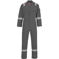 Portwest FR50 Flammhemmender, antistatischer Overall 350 g Navy Tall Gr. XXXL
