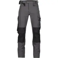 Dassy Stretch-Arbeitshose mit Kniepolstertaschen Impax - anthrazitgrau/schwarz - 54