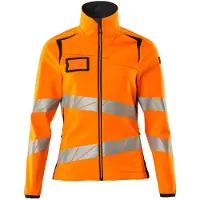 Mascot Damen-Softshelljacke 19012-143 Gr. 5XL hi-vis orange/schwarzblau